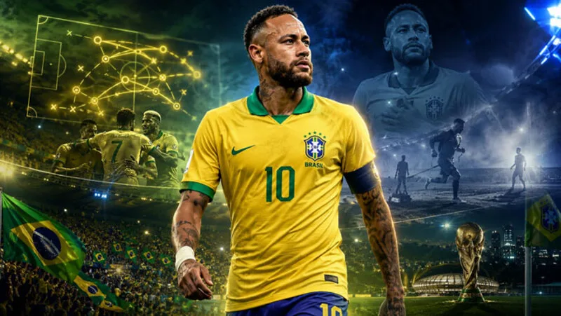 Neymar góp mặt trong danh sách 26 cầu thủ Brazil dự FIFA World Cup 2026.